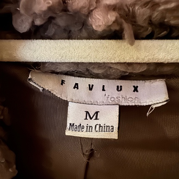 BOHO BROWN SHERPA FLUFFY WINTER SWEATER FLAVLUX Retro Medium - Picture 3 of 5